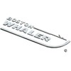 1pc Boston Whaler Emblem 3D Badge Nameplate Letter Size 8-3/4"