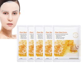 Hppsctink 5pcs Gesichtsmaske, Feuchtigkeitsmaske mit, Hautton aufhellen, Hautpflege für das Gesicht, Spendet Feuchtigkeit und mildert Hautunreinheiten,facial mask