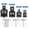 Impact Socket Adapter Set 4PCS Impact Wrench Adapters and Reducer