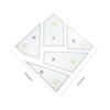 IWOWHERO 5pcs Quilting Ruler Set Sewing Fabric Rulers Templates Quilting