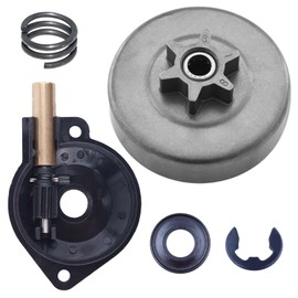 Hyceker 530057905 Spur Sprocket Clutch Drum for Poulan Pro PP4218A P3314 P3416 P3516PR PP3516AVX P3816 P4018WT PP4218AVX 4218AVX Chainsaw Sprocket 3/8"-6T 501628301 with Oil Pump Assy Worm Gear Parts