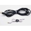 Superun 50 Pcs Black 8 Inch Reusable Cord Organizer Cable