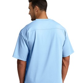 Men's Loose Fit Athletic T-Shirts Lightweight Quick Dry Short Tshirts Crew Neck Outdoor Workout Tops