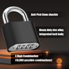 Diyife Heavy Duty Combination Padlocks Outdoor, [Weatherproof] 51.5mm Large 4