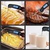 Waterproof Digital Instant Read Meat Thermometer with Folding Probe Backlight