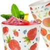 com-four® 12 x Reusable Drinking Cups for Party, Garden, Camping,