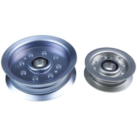 LSSOCH Idler Pulley Kit GY22172 GY20067 GY20629 GY22082 Compatible with JD L100 L110 L120 L130 LA105 D100 D110 D125 D140 Z225 LA105 X167 Lawn Tractors AUC17621 GY20110