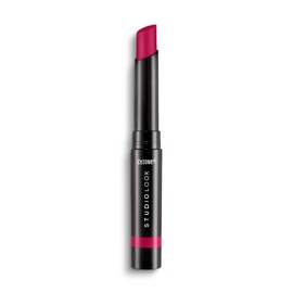 CYZONE - Labial en Barra Supermate Lips Studio Look Color Cherry Wine 2g, de Larga Duración, Hidratación Extrema por 24 Horas, Máxima Fijación y Precisión, Formato Slim Punta Delgada