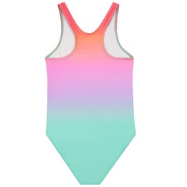 Harry Bear Children's Girls' Swimming Costume Multicoloured Swimming Costume Girls for the Pool or Beach, multicoloured, 158