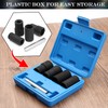 SPEEDWOX 1/2 Inch Drive Impact Lug Nut Socket 5Pcs Lug