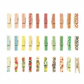 80 Pieces Colorful Painted Wood Clothespins for Craft Mini Photo Clips Wooden Clothespin Small Clothes Pins for Photos Pictures Display Wooden Clothe Photo Paper Peg Decorative Clothespins for Wedding