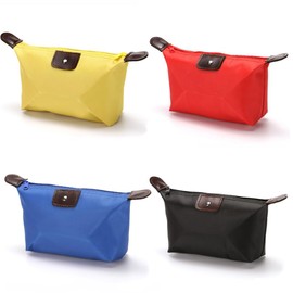 4 Pcs Bolsas de cosméticos,cosmetiquera para maquillaje portátil,Impermeable y Plegable,Gran Capacidad,con Cremallera que Evita Filtraciones, Ideal para Uso Diario o de Viaje (Versión A)