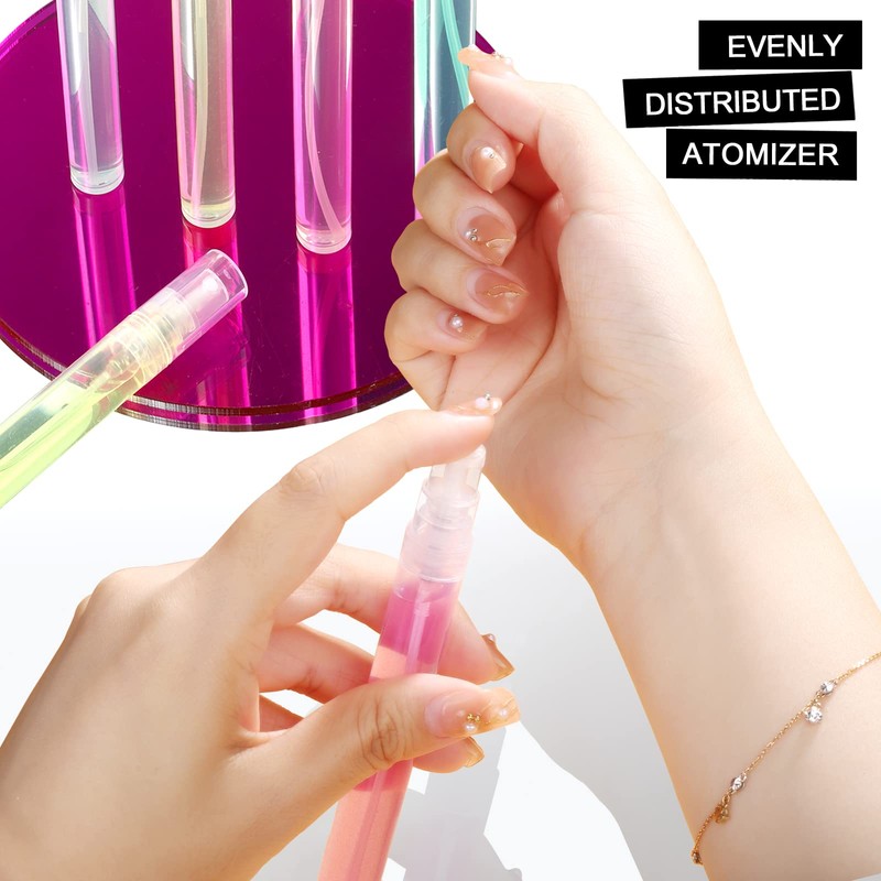 Teenitor Mini Spray Bottle, 20 Pack 10ml Perfume Bottle Empty,