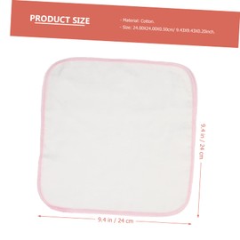 BESPORTBLE 10pcs Towels Soft Cotton Muslin Face Towels for Newborns Super Absorbent and Fast Drying Handkerchiefs for Bathing Feeding and Everyday Use
