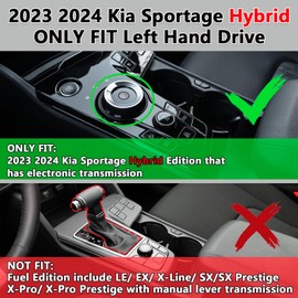Neepiar Center Console Organizer Compatible with Kia Sportage NQ5 Hybrid 2023 2024 Armrest Storage Box Middle Console Insert Tray Interior Accessories-Hybrid Edition with Electronic Transmission ONLY