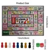 Board Games for Adults,Leather Mat Bachelorette Party Games, Tipsy Drinking