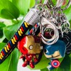 Eterspr Pack of 4 Key Ring Pendants, Cartoon Character Keychain,