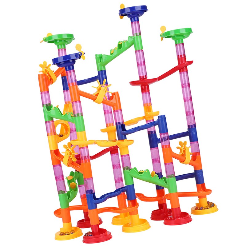 Creative DIY Marble Race Run Maze Balls Track Blocks Educational