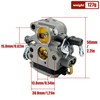 NewJ's Carburetor with Air Filter Fuel Line Filter Fit for