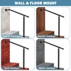 Hand Rails for Outdoor Steps,Metal Deck Railing Kit Fits 1