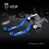 MZS Blue Dirt Bike and ATV Brake Clutch Levers Compatible