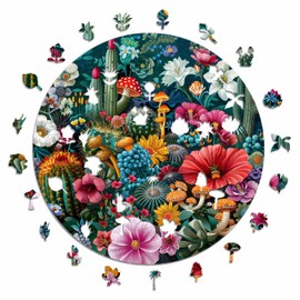 Iconic Puzzles - Enchanted Forest, Fantasy, 100% sustainable wooden puzzle, Gifts for Children and Adults, size S, 200 Pieces