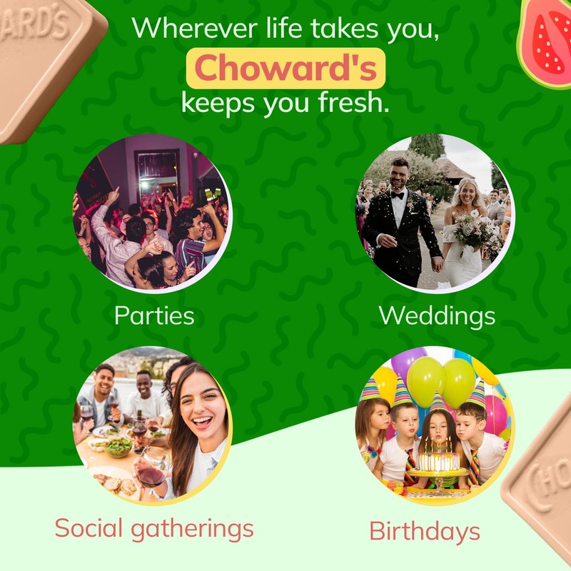 Choward's Guava Tropical Candy | Unique Fruit Flavors of Mint