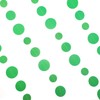 Green Paper Garland Circle Dot Party Banner Streamer Backdrop Hanging