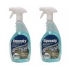 Squeaky 2 Bottles Floor Cleaner Squeaky Wood Laminate Liquid 32 oz Each Spay Nozzle
