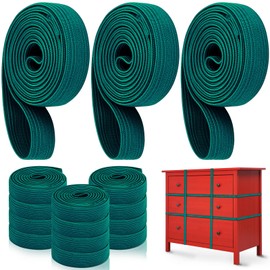 Wovnet 12 Pcs Extra Large Moving Rubber Bands 30" for Furniture Strength Elastic Moving Bands for Mover Packing Pallet Blanket Boxes Supplies (Green)