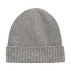 GANT Unisex Shield Wool Beanie Hat, grey melange