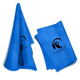 Wet Work - Toalla de microfibra de 60 x 36 pulgadas para camping, yoga, gimnasio, viajes, paño de limpieza altamente absorbente, material ligero de secado rápido, sin pelusas, sin arañazos, lavable y reutilizable