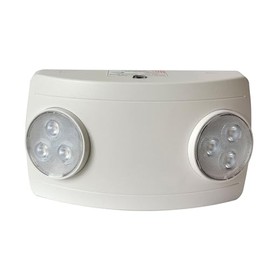 RP Lighting 7-Inch Compact High Output Self-Diagnostic Emergency Light with Adjustable Narrow Lens, White