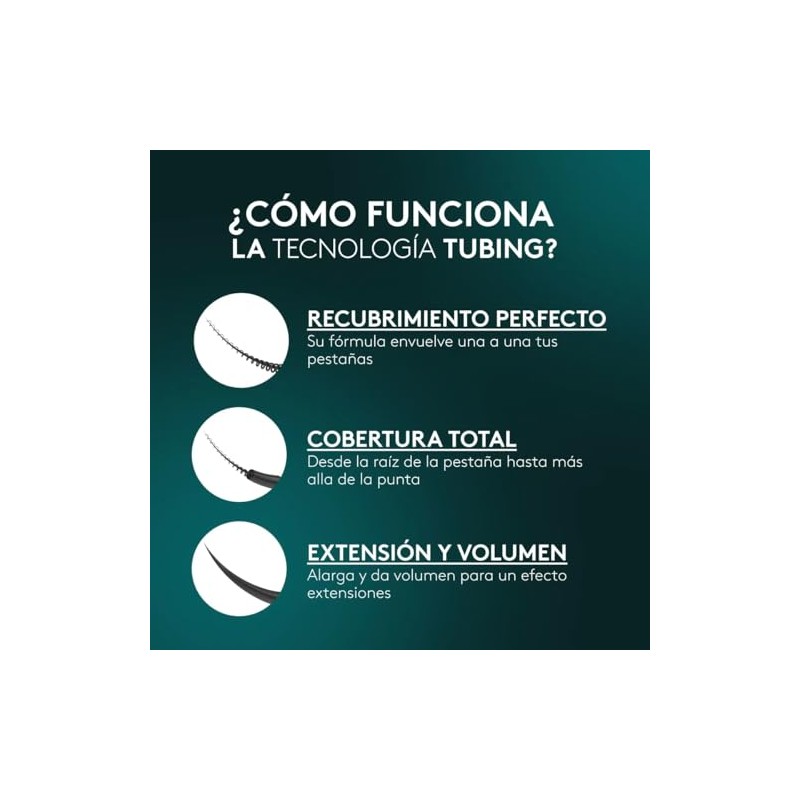 ésika - Mega Tubing Extensions Máscara de Pestañas 8 g