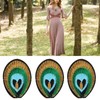 12Pcs Embroidered Patches, Peacock Iron on Sew on Applique Badge