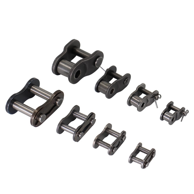 FOCMKEAS 8PCS Roller Chain Offset Half Link #25, 1/4 Inch