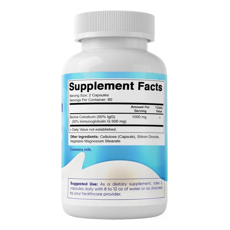 🐄💪 Calostro Bovino 1000mg | 50% IgG | Inmunidad, Recuperación