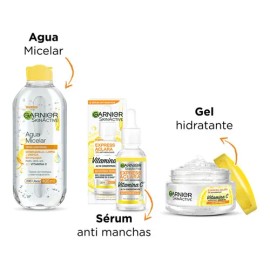 Kit Garnier Express Aclara Vitamina C 3 Pasos - 480 Ml