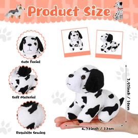 Patelai 16 Sets Stuffed Animals Bulk Mini Plush Dog Bulk Adopt a Pet Party Favors Stuffed Puppy with Paper Boxes for Animal Theme Birthday Party Gift Favors