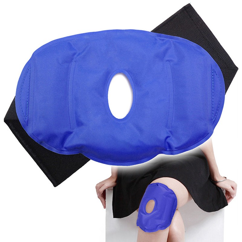 Gel Knee Ice Pack Bag Hot or Cold Packs Knee