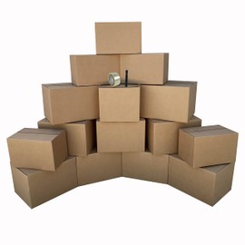 uBoxes Moving Boxes - Small/Medium Kit (Moving Box Kit (15 Pack))
