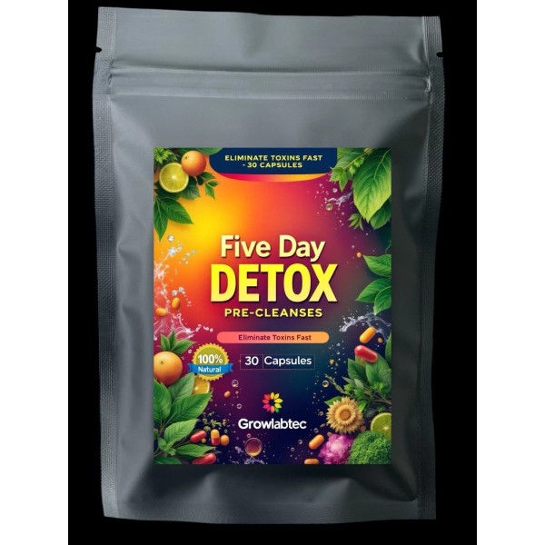 Growlabtec THC Detox - Five Day Detox Cleanse - Herbal
