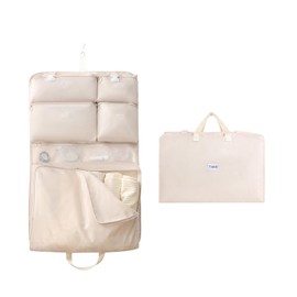 Dekori 7-in-1 Travel Pouch, Hanging Pouch, Storage, Compression Bag, Travel Dividers, Compression Pouch, Large Capacity, Waterproof, Stylish, Removable, Foldable, Space Saving, Changing Clothes