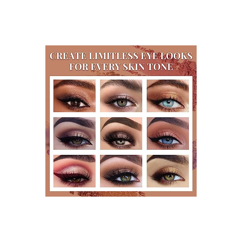 Ucanbe Cosmos Nude Eyeshadow Palette, Pro Matte Shimmer Glitter 20