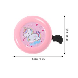 BESPORTBLE Durable Cartoon Bike Bell for Boy Girl Loud Crisp Sound Fits Handlebar Bicycle Accessory for Young Riders Safe and Strong Design