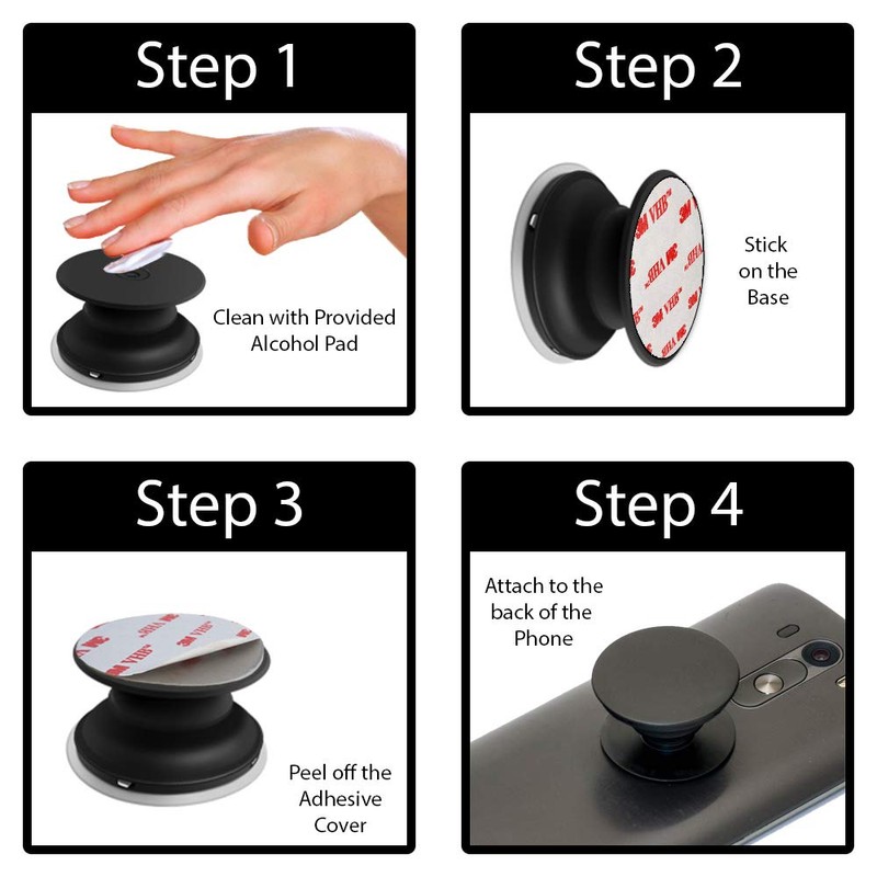 Volarium 5 Pack Sticky Adhesive Replacement: Double Sided Adhesive Pads
