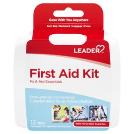 Leader First Aid Kit, 12 Items, Pack-and-Go Convenience (Pack of 1)