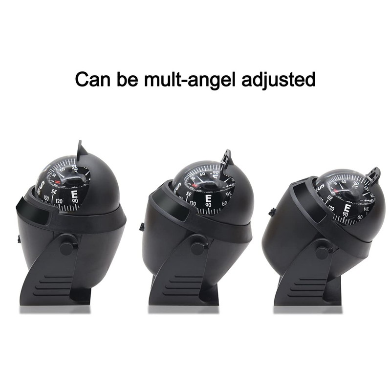 ITYAGUY Marine Boat Compass LED Light Navigation Pivoting Electronic Sea