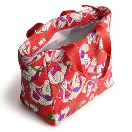 Vera Bradley Featherweight Lunch Tote, Swirling Poppies