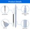 Dacitiery Pack of 5 Gel Pens with 10 Additional Refills,